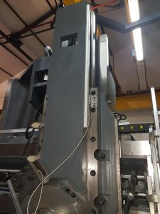Digital readout for vertical lathes